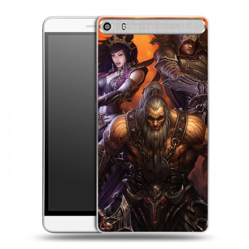 Дизайнерский пластиковый чехол для Lenovo Phab Plus Diablo