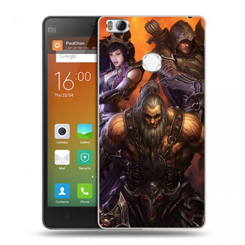 Дизайнерский пластиковый чехол для Xiaomi Mi4S Diablo