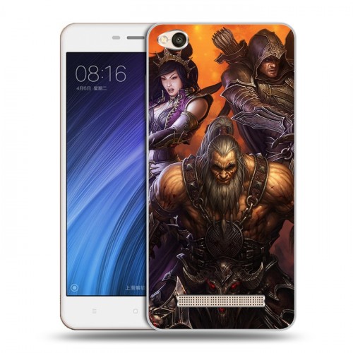 Дизайнерский силиконовый чехол для Xiaomi RedMi 4A Diablo