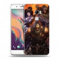 Дизайнерский пластиковый чехол для HTC One X10 Diablo