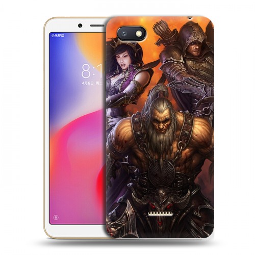 Дизайнерский пластиковый чехол для Xiaomi RedMi 6A Diablo