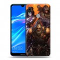 Дизайнерский пластиковый чехол для Huawei Y6 (2019) Diablo