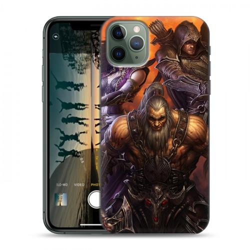 Дизайнерский пластиковый чехол для Iphone 11 Pro Diablo