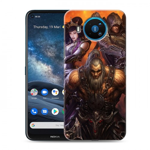 Дизайнерский силиконовый чехол для Nokia 8.3 Diablo