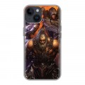 Дизайнерский пластиковый чехол для Iphone 14 Diablo