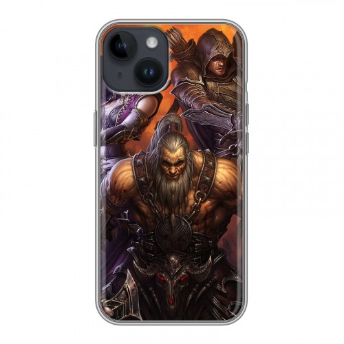 Дизайнерский пластиковый чехол для Iphone 14 Diablo