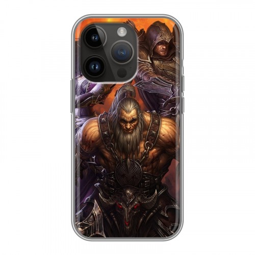 Дизайнерский силиконовый чехол для Iphone 14 Pro Diablo