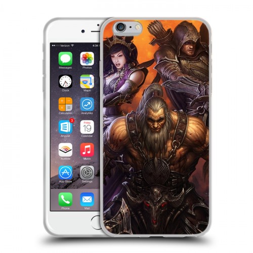 Дизайнерский силиконовый чехол для Iphone 6 Plus/6s Plus Diablo