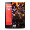 Дизайнерский пластиковый чехол для Xiaomi RedMi Note Diablo