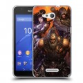 Дизайнерский пластиковый чехол для Sony Xperia E4g Diablo