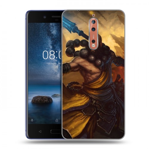 Дизайнерский пластиковый чехол для Nokia 8 Diablo