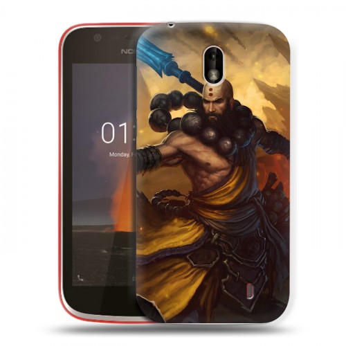 Дизайнерский пластиковый чехол для Nokia 1 Diablo