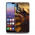 Дизайнерский силиконовый с усиленными углами чехол для Huawei P20 Pro Diablo