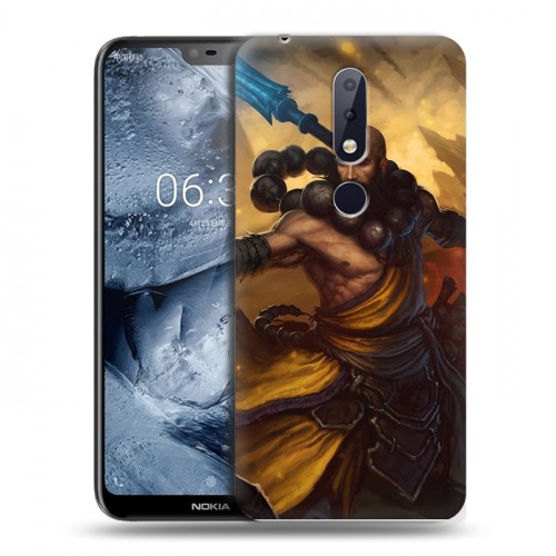 Дизайнерский силиконовый чехол для Nokia 6.1 Plus Diablo