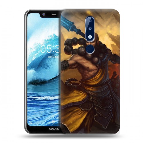 Дизайнерский силиконовый чехол для Nokia 5.1 Plus Diablo