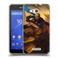 Дизайнерский пластиковый чехол для Sony Xperia E4g Diablo