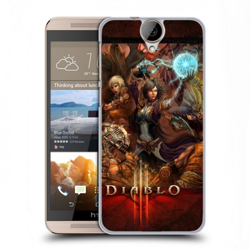 Дизайнерский пластиковый чехол для HTC One E9+ Diablo