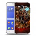 Дизайнерский силиконовый чехол для Samsung Galaxy J7 Diablo