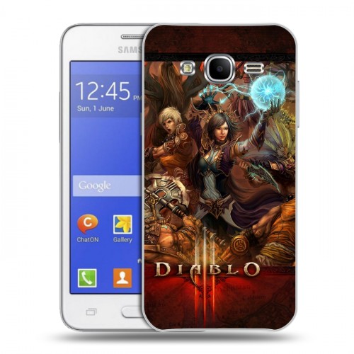 Дизайнерский силиконовый чехол для Samsung Galaxy J7 Diablo