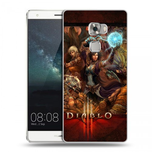 Дизайнерский пластиковый чехол для Huawei Mate S Diablo