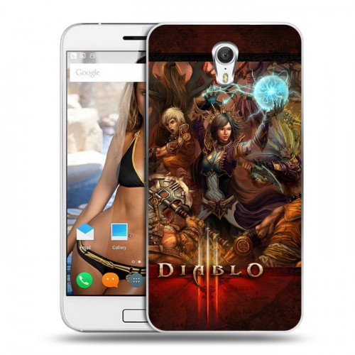 Дизайнерский силиконовый чехол для ZUK Z1 Diablo