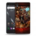 Дизайнерский пластиковый чехол для BQ Aquaris X5 Diablo