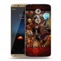 Дизайнерский пластиковый чехол для ZTE Axon 7 Diablo