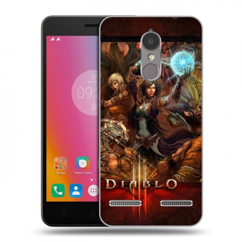 Дизайнерский пластиковый чехол для Lenovo K6 Diablo