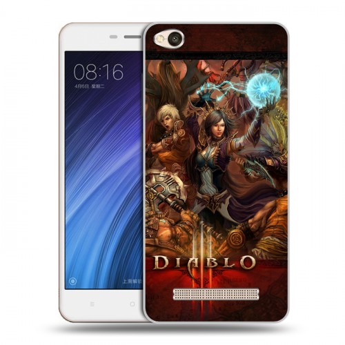 Дизайнерский силиконовый чехол для Xiaomi RedMi 4A Diablo