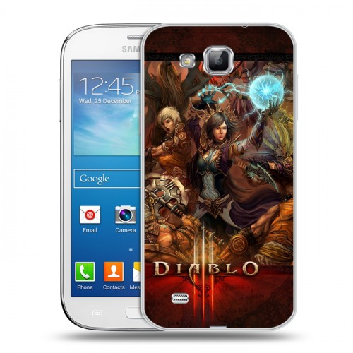 Дизайнерский пластиковый чехол для Samsung Galaxy Premier Diablo