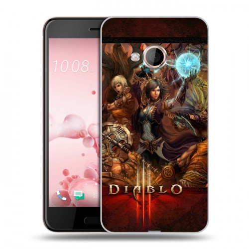 Дизайнерский силиконовый чехол для HTC U Play Diablo