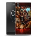 Дизайнерский пластиковый чехол для Sony Xperia L1 Diablo