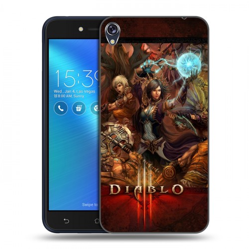 Дизайнерский силиконовый чехол для Asus ZenFone Live Diablo