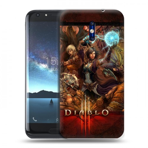 Дизайнерский силиконовый чехол для Doogee BL5000 Diablo