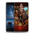 Дизайнерский пластиковый чехол для Nokia 8 Diablo