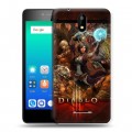 Дизайнерский силиконовый чехол для Micromax Q409 Diablo