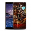 Дизайнерский пластиковый чехол для Nokia 7 Plus Diablo