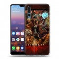 Дизайнерский силиконовый с усиленными углами чехол для Huawei P20 Pro Diablo