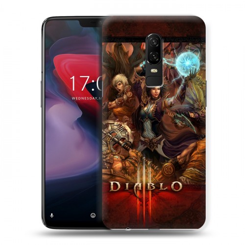 Дизайнерский пластиковый чехол для OnePlus 6 Diablo