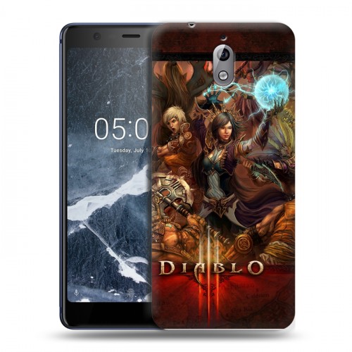 Дизайнерский силиконовый чехол для Nokia 3.1 Diablo