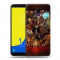 Дизайнерский пластиковый чехол для Samsung Galaxy J6 Diablo