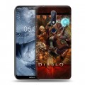 Дизайнерский пластиковый чехол для Nokia 6.1 Plus Diablo