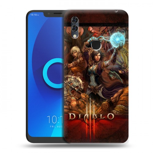 Дизайнерский силиконовый чехол для Alcatel 5V Diablo