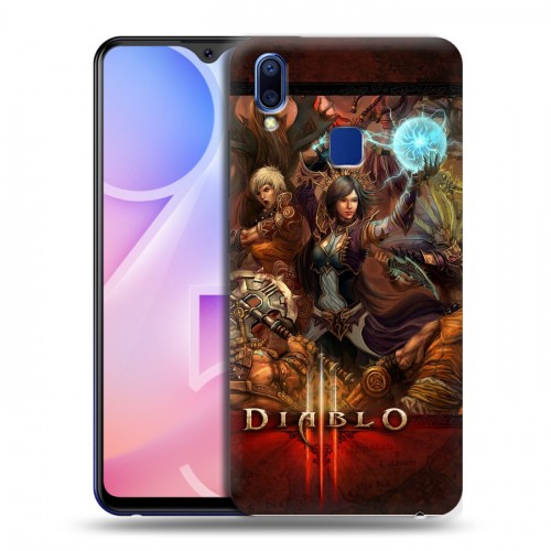 Дизайнерский пластиковый чехол для Vivo Y95 Diablo