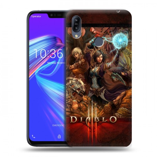 Дизайнерский силиконовый с усиленными углами чехол для ASUS ZenFone Max M2 Diablo