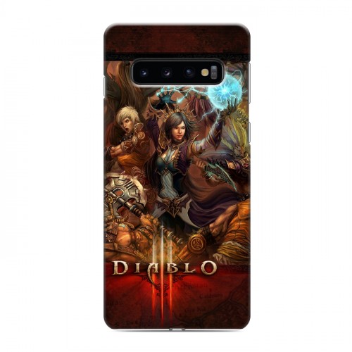 Дизайнерский силиконовый чехол для Samsung Galaxy S10 Diablo