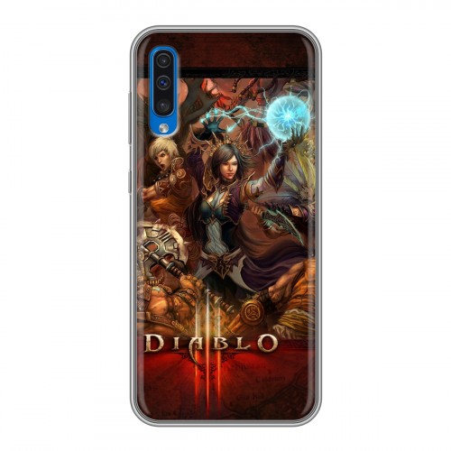 Дизайнерский силиконовый чехол для Samsung Galaxy A50 Diablo