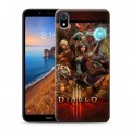 Дизайнерский силиконовый чехол для Xiaomi RedMi 7A Diablo