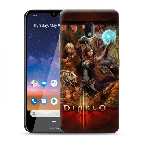 Дизайнерский пластиковый чехол для Nokia 2.2 Diablo