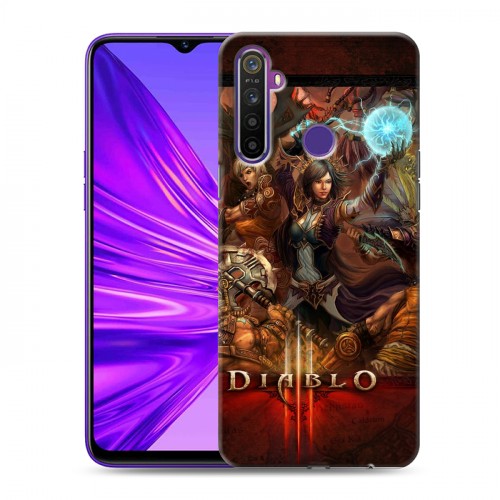 Дизайнерский силиконовый чехол для Realme 5 Diablo